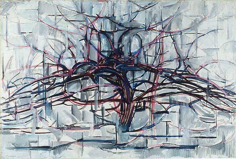 Mondrian — The Grey Tree, 1911